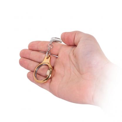 ComT TPU Shining AirTag Cover - силиконов ключодържател за Apple AirTag (златист) 3