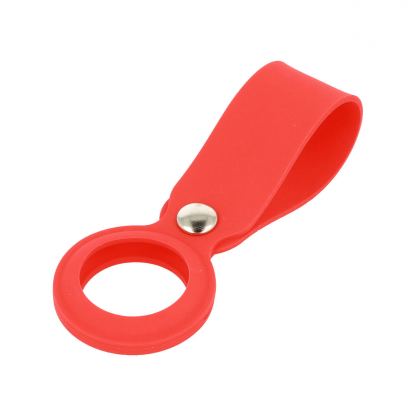 JC AirTag Silicone Loop - силиконова каишка за Apple AirTag (червен) 4