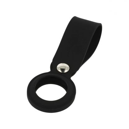 JC AirTag Silicone Loop - силиконова каишка за Apple AirTag (черен) 3
