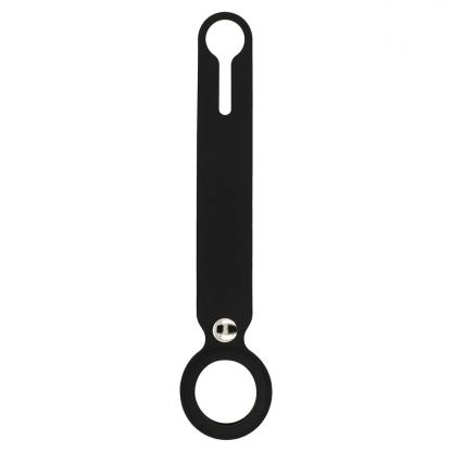 JC AirTag Silicone Loop - силиконова каишка за Apple AirTag (черен) 5
