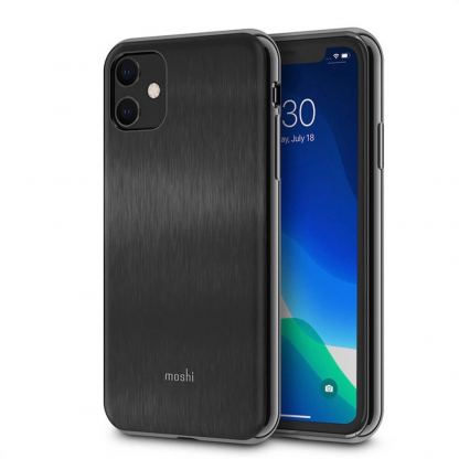 Moshi iGlaze SnapToª Case - хибриден удароустойчив кейс за iPhone 11 (черен) 6