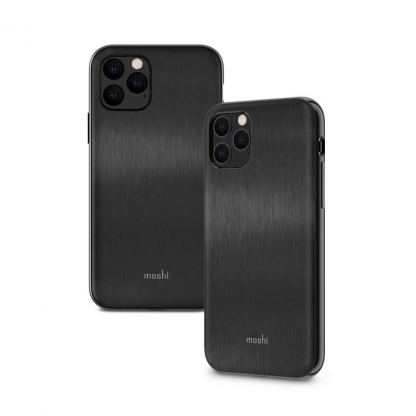 Moshi iGlaze SnapToª Case - хибриден удароустойчив кейс за iPhone 11 Pro (черен) 5