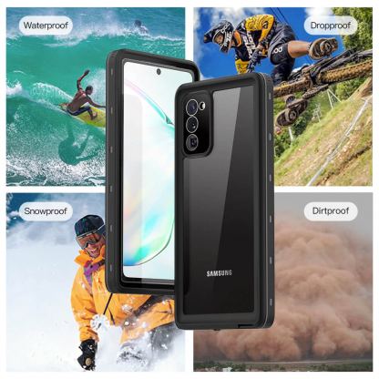Waterproof Heavy Duty Case - ударо и водоустойчив кейс за Samsung Galaxy S21 Ultra (черен) 3