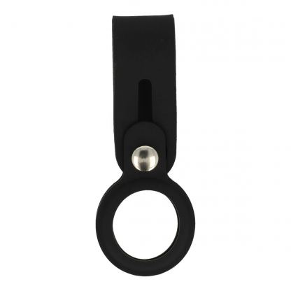 Tel Silicone Loop - силиконова каишка за Apple AirTag (черен) 2