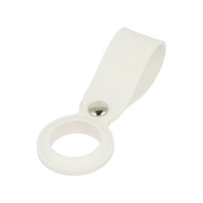 Tel Silicone Loop - силиконова каишка за Apple AirTag (бял) 3