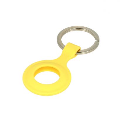 Tel Silicone Keyring - силиконов ключодържател за Apple AirTag (жълт) 3