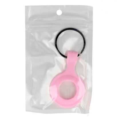 Tel Silicone Keyring - силиконов ключодържател за Apple AirTag (розов) 3
