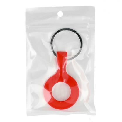 Tel Silicone Keyring - силиконов ключодържател за Apple AirTag (червен) 3