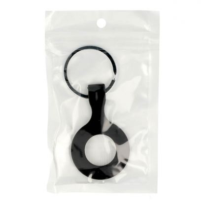 Tel Silicone Keyring - силиконов ключодържател за Apple AirTag (черен) 3
