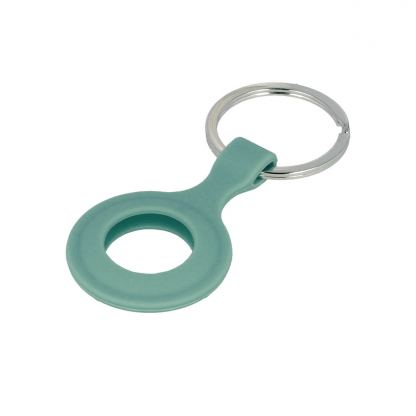 Tel Silicone Keyring - силиконов ключодържател за Apple AirTag (тъмнозелен) 2