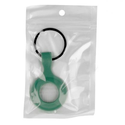 Tel Silicone Keyring - силиконов ключодържател за Apple AirTag (тъмнозелен) 3