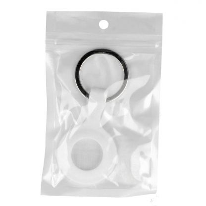 Tel Silicone Keyring - силиконов ключодържател за Apple AirTag (бял) 3
