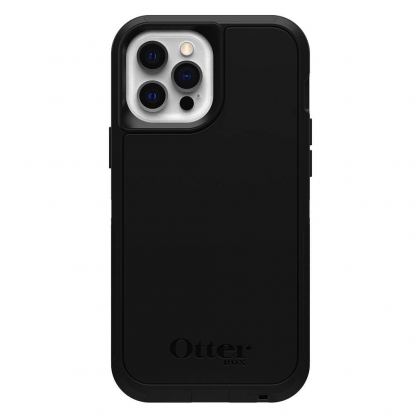 Otterbox Defender XT Case - хибриден удароустойчив кейс с вграден магнитен конектор (MagSafe) за  iPhone 12, iPhone 12 Pro (черен) 2
