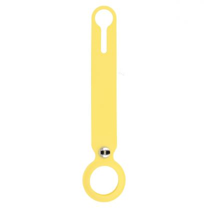 JC AirTag Silicone Loop - силиконова каишка за Apple AirTag (жълт) 2