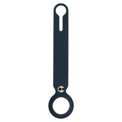 JC AirTag Silicone Loop - силиконова каишка за Apple AirTag (тъмносин) 4