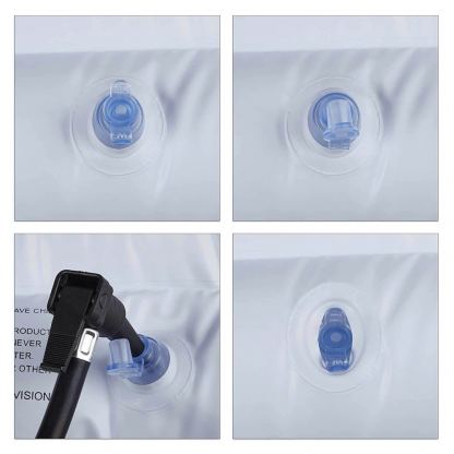 Relaxdays Inflatable Pool Drink Holder Rainbow - надуваема поставка за напитки за плаж (шарен) 4