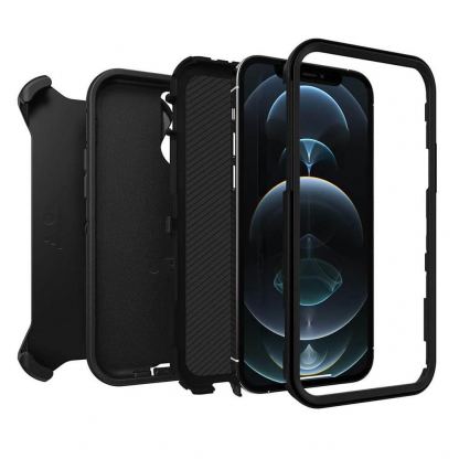 Otterbox Defender Case - изключителна защита за iPhone 12 Pro Max (черен) (retail) 5