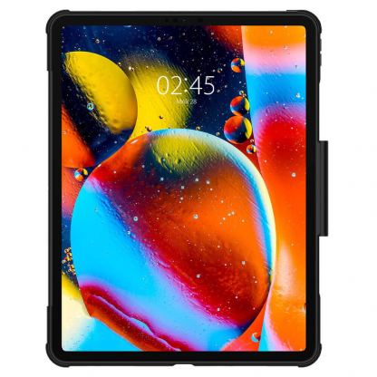 Spigen Rugged Armor Pro Case - хибриден удароустойчив кейс с поставка за iPad Pro 12.9 M1 (2021) (черен) 3