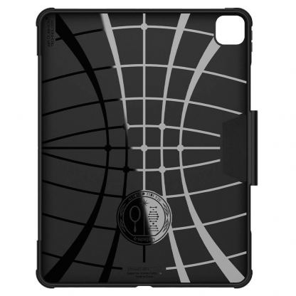 Spigen Rugged Armor Pro Case - хибриден удароустойчив кейс с поставка за iPad Pro 12.9 M1 (2021) (черен) 4