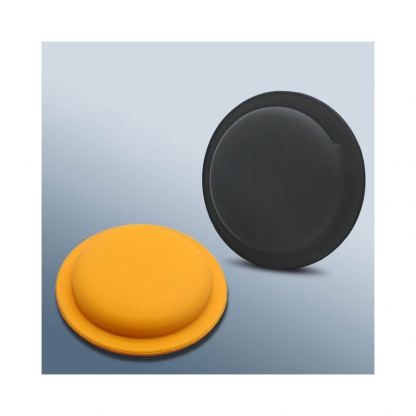 Loco Dot Silicone AirTag Sticker Case - силиконов кейс със залепващо се фолио за Apple AirTag (черен) 3