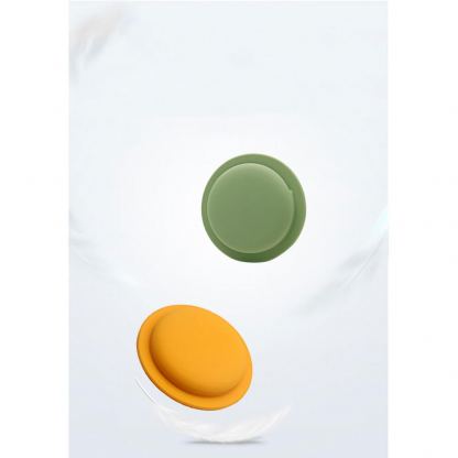 Loco Dot Silicone AirTag Sticker Case - силиконов кейс със залепващо се фолио за Apple AirTag (черен) 4