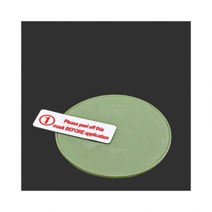 Loco Dot Silicone AirTag Sticker Case - силиконов кейс със залепващо се фолио за Apple AirTag (бял) 4