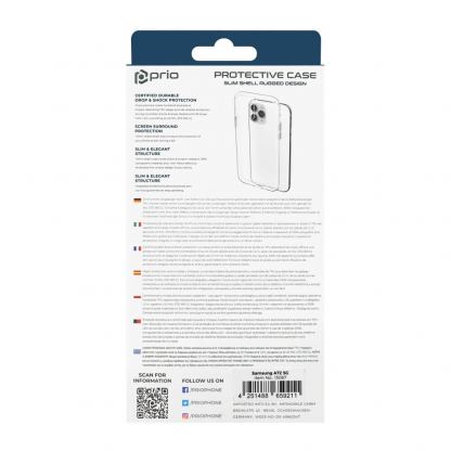 Prio Protective Hybrid Cover - хибриден кейс с най-висока степен на защита за Samsung Galaxy A72 (прозрачен) 3
