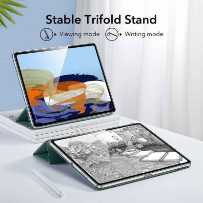 ESR Rebound Magnetic Case - магнитен полиуретанов калъф с поставка за iPad Pro 11 M1 (2021), iPad Pro 11 (2020), iPad Pro 11 (2018) (зелен) 6