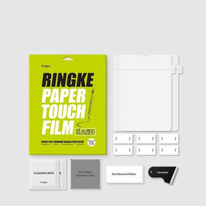 Ringke Paper Touch Film Screen Protector Hard - качествено защитно покритие (подходящо за рисуване) за дисплея на iPad Pro 12.9 M1 (2021), iPad Pro 12.9 (2020), iPad Pro 12.9 (2018) (2 броя)  2