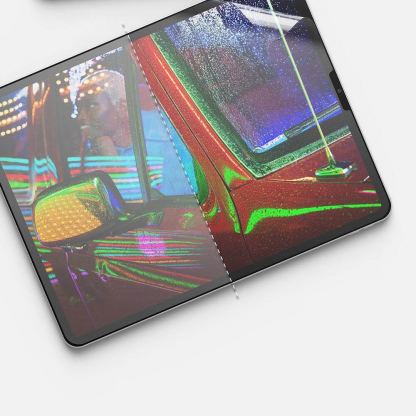 Ringke Paper Touch Film Screen Protector Hard - качествено защитно покритие (подходящо за рисуване) за дисплея на iPad Pro 12.9 M1 (2021), iPad Pro 12.9 (2020), iPad Pro 12.9 (2018) (2 броя)  4