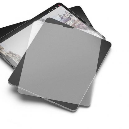 Ringke Paper Touch Film Screen Protector Hard - качествено защитно покритие (подходящо за рисуване) за дисплея на iPad Pro 12.9 M1 (2021), iPad Pro 12.9 (2020), iPad Pro 12.9 (2018) (2 броя)  8