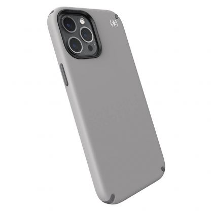Speck Presidio 2 Pro Case - удароустойчив хибриден кейс за iPhone 12, iPhone 12 Pro (сив) 6