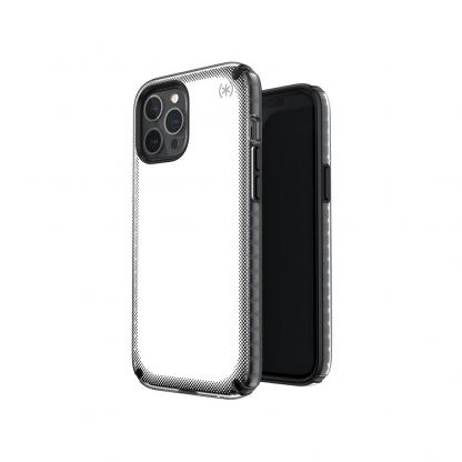 Speck Presidio 2 Armor Cloud Case - удароустойчив хибриден кейс за iPhone 12, iPhone 12 Pro (прозрачен) 2
