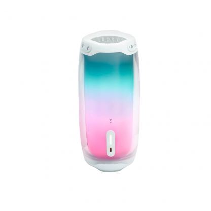 JBL Pulse 4 - безжичен водонепромокаем Bluetooth спийкър с микрофон за мобилни устройства (бял) 4