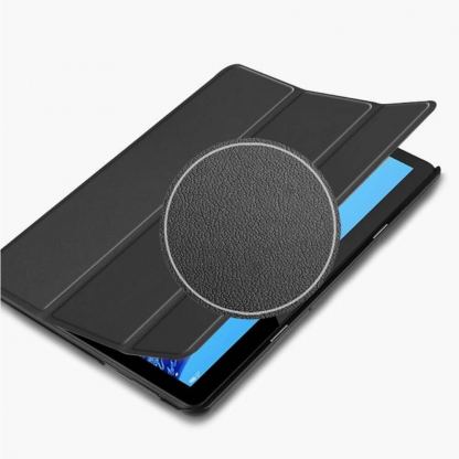Tactical Book Tri Fold Case - калъф от изкуствена кожа и поставка за iPad 8 (2020), iPad 7 (2019) (син) 5