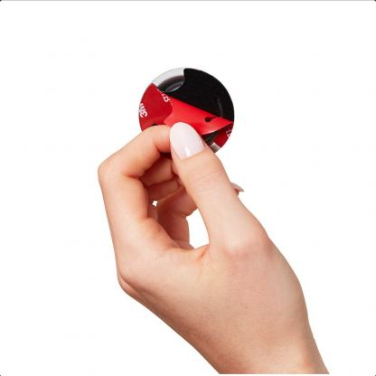 CaseMate AirTag Sticker Mount Case - поликарбонатов кейс със залепващо се фолио за Apple AirTag (черен) 7