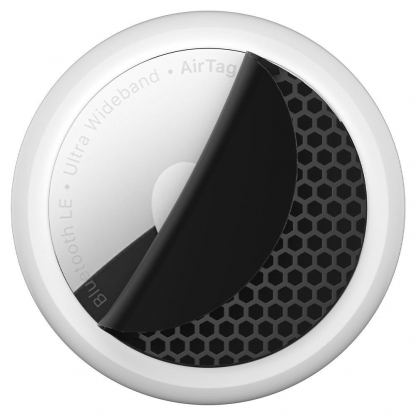 Spigen AirTag Hydrogel Foil Airskin 4 Set - комплект от 4 чифта защитни покрития за Apple AirTag (черен-карбон) 2