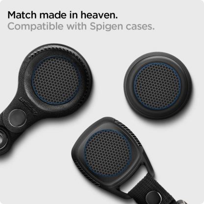 Spigen AirTag Hydrogel Foil Airskin 4 Set - комплект от 4 чифта защитни покрития за Apple AirTag (черен-карбон) 12