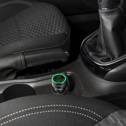 4smarts Car Charger Fast 45W with PD - зарядно за кола с 2xUSB-C изходи (черен) 2