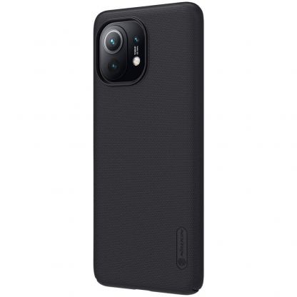 Nillkin Super Frosted Shield Case - поликарбонатов кейс за Xiaomi Mi 11 Lite, Mi 11 Lite 5G (черен) 3