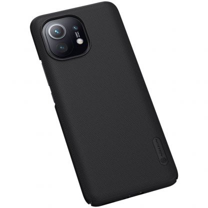 Nillkin Super Frosted Shield Case - поликарбонатов кейс за Xiaomi Mi 11 Lite, Mi 11 Lite 5G (черен) 5