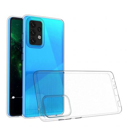 Ultra-Slim Case - тънък силиконов (TPU) калъф (0.3 mm) за Samsung Galaxy A02s (прозрачен) 3