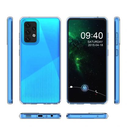 Ultra-Slim Case - тънък силиконов (TPU) калъф (0.3 mm) за Samsung Galaxy A02s (прозрачен) 6