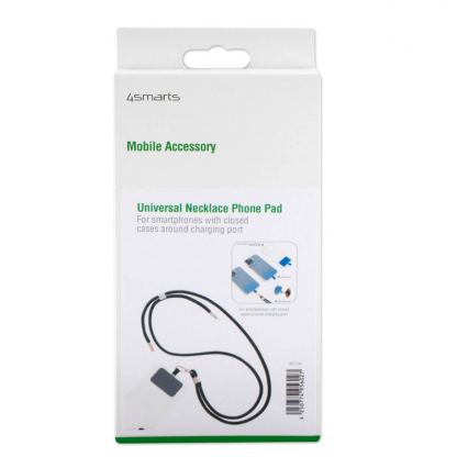 4smarts Universal Necklace Phone Pad - универсална връзка за носене през врата за смартфони (черен) 8