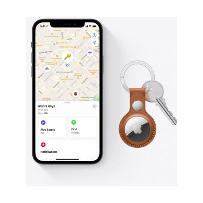 Apple AirTag - иновативно устройство за намиране на изгубени вещи (бял) (bulk) 5
