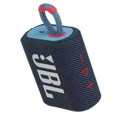 JBL Go 3 Portable Waterproof Speaker - безжичен водоустойчив спийкър за мобилни устройства (син) 2