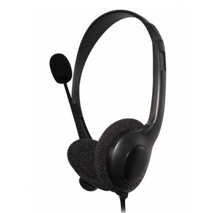 Fiesta Stereo Headset with Microphone - USB слушалки с микрофон за PC и лаптопи 3