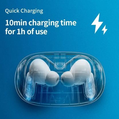 Edifier TWS330NB True Wireless Active Noise Canceling Earbuds - безжични блутут слушалки с кейс за мобилни устройства (бял)  2