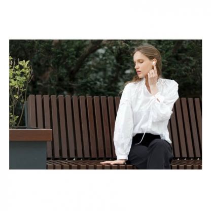 Edifier TWS330NB True Wireless Active Noise Canceling Earbuds - безжични блутут слушалки с кейс за мобилни устройства (бял)  4