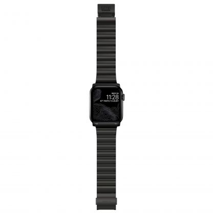 Nomad Strap Stainless Steel Band V2 - стоманена каишка за Apple Watch 42мм, 44мм (тъмносив) 8
